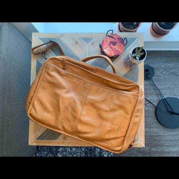 Genuine Leather Briefcase by Avenues in Leather - Picture 2 of 8